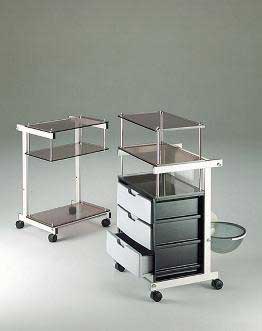 trolleys, beauty trolleys, professional trolleys, beauty manicure table, professional manicure table, beauty nail station, tattoo trolleys, medical trolleys, professional nail station, gte